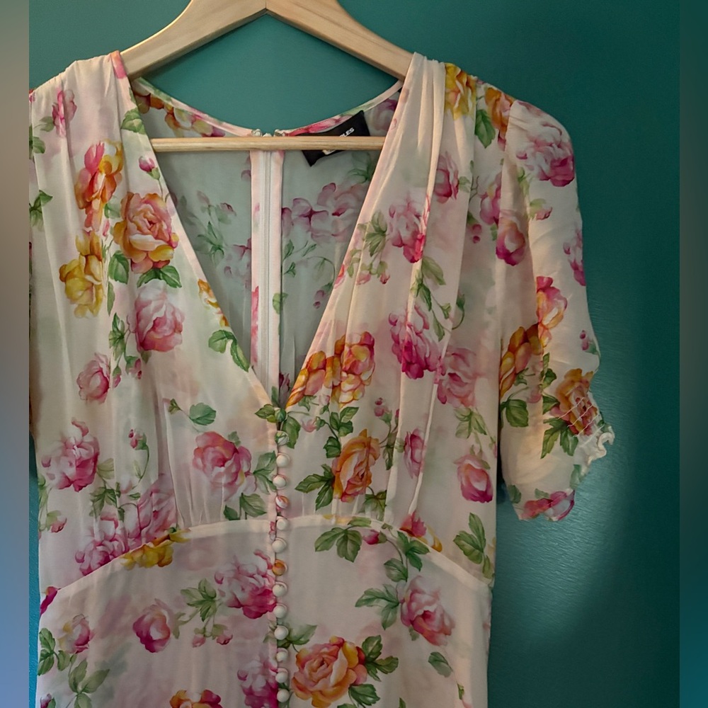 The Kooples Floral Long Loose Dress - Picture 3 of 4